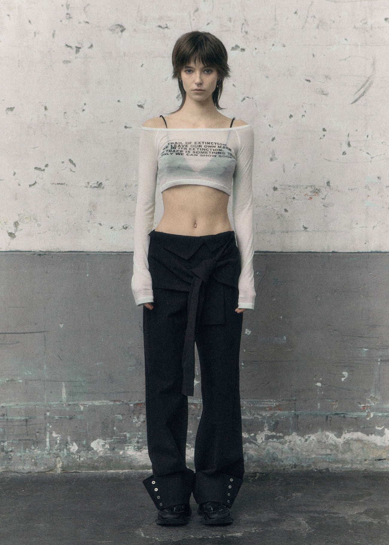 BOHEMIAN SEOUL][CROP VER] 'TRAIL OF EXTINCTION' PRINTED LONG