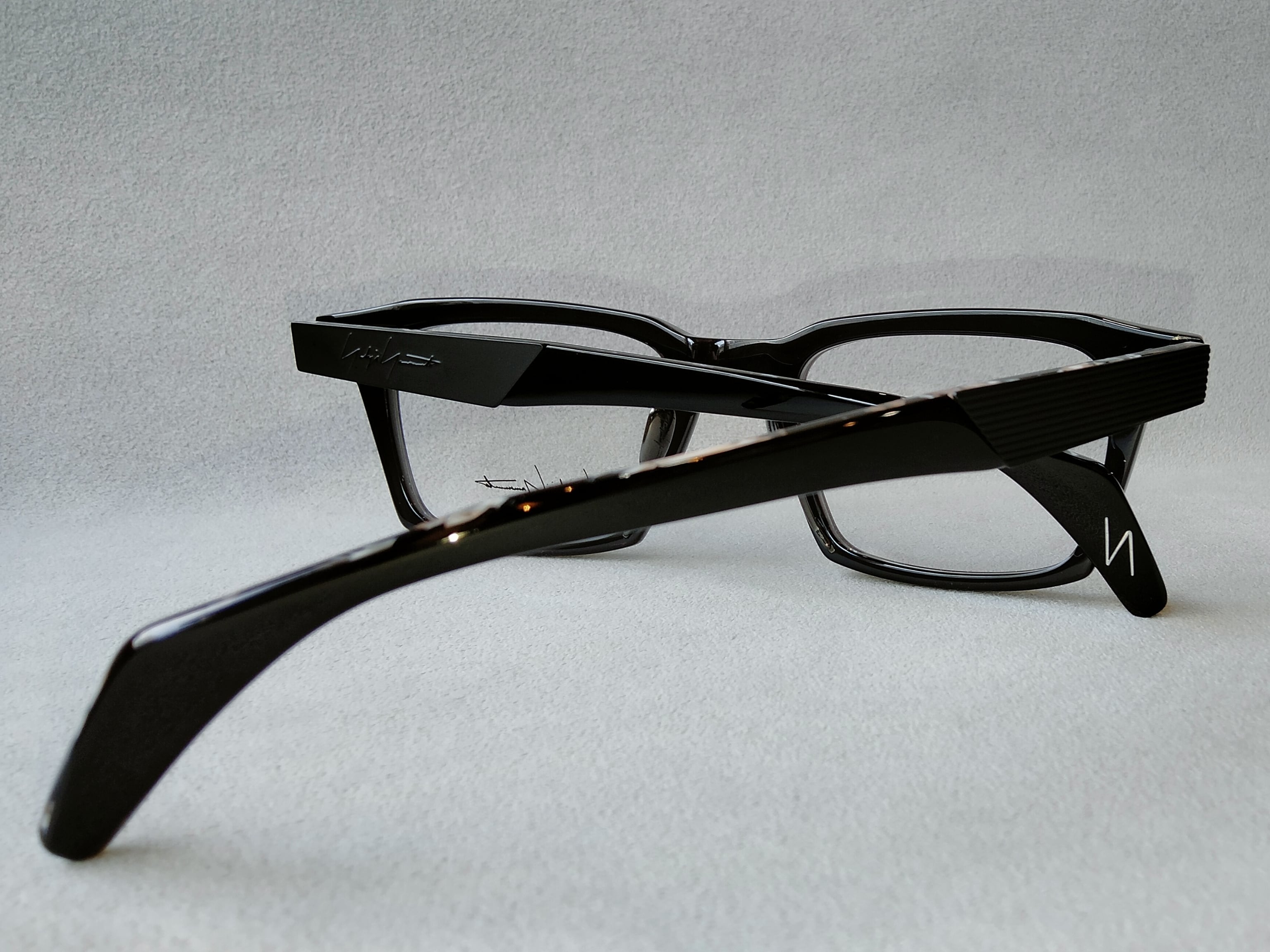 YOHJI YAMAMOTO (ヨウジヤマモト) EYEWEAR『19-0085/1.CLEAR BLACK