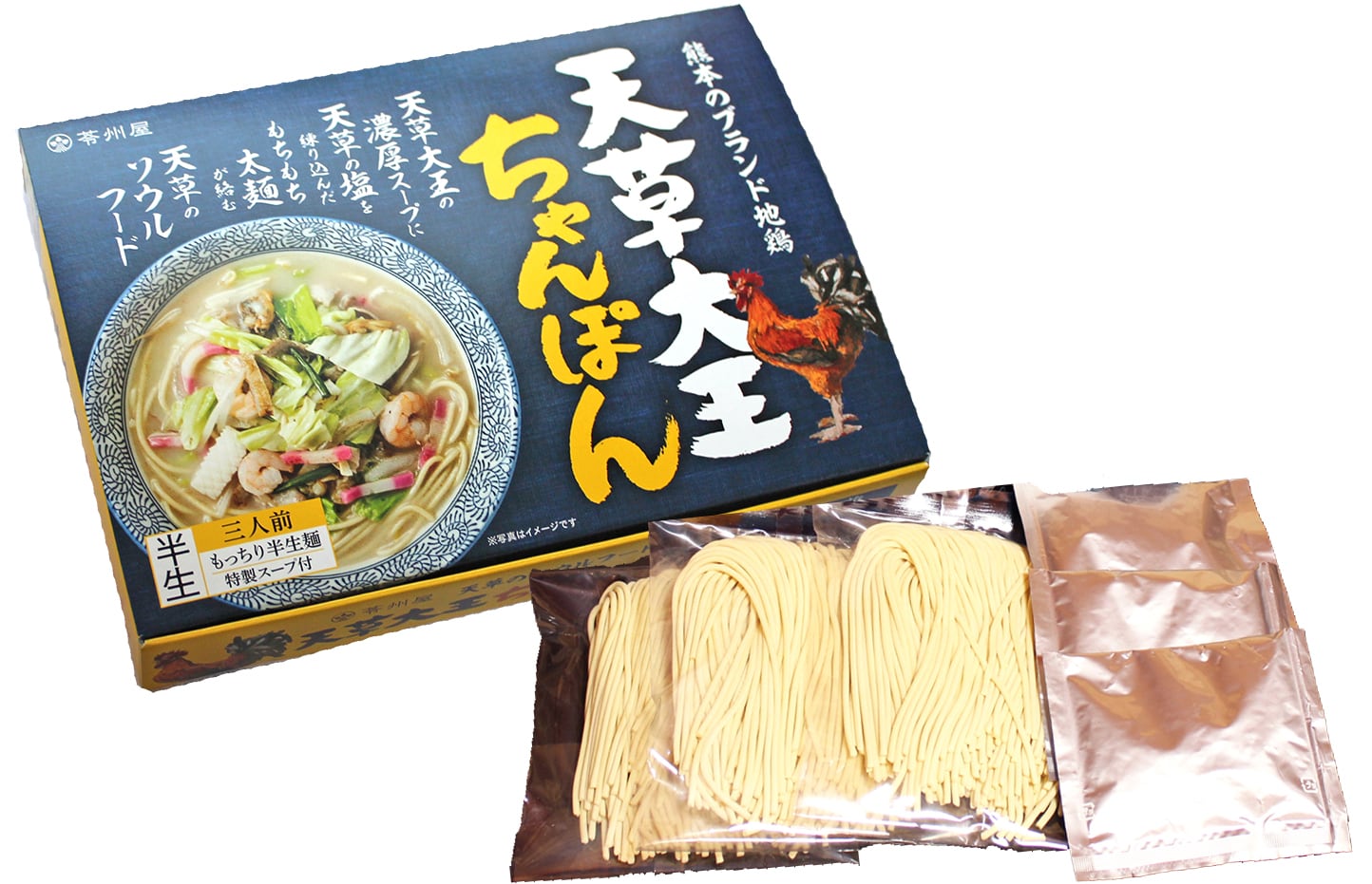 数量限定40％OFF】天草大王ちゃんぽん 3食入り | 苓州屋