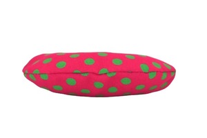 がま口 小銭入れ 丸型 コインケース (ドットピンク) レトロ22種類 財布 工房 手作り 日本製 エコパッケージ MX-0034-275