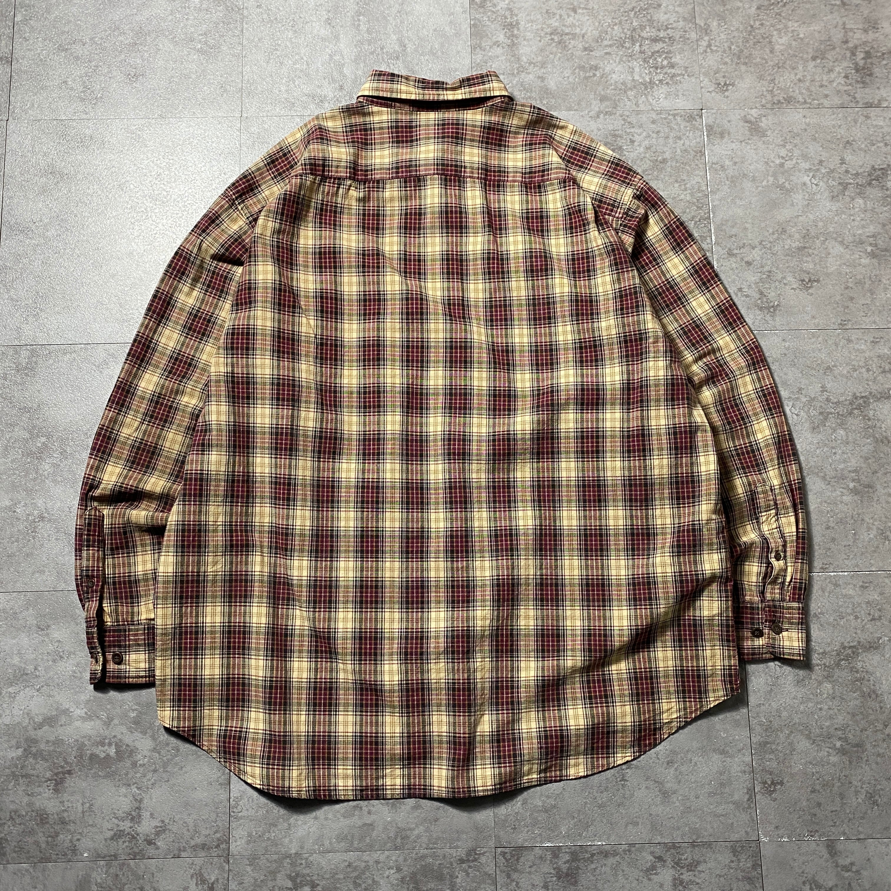 Size:XL】00's Old Gap オールドギャップ ダブルポケット チェック
