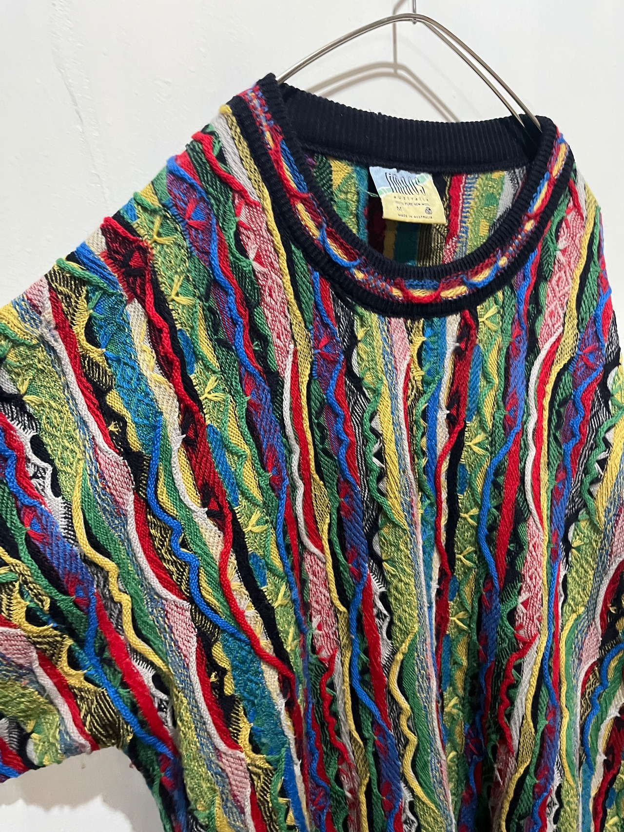 90's Limnos Multicollar Sweater Made in Australia【M】
