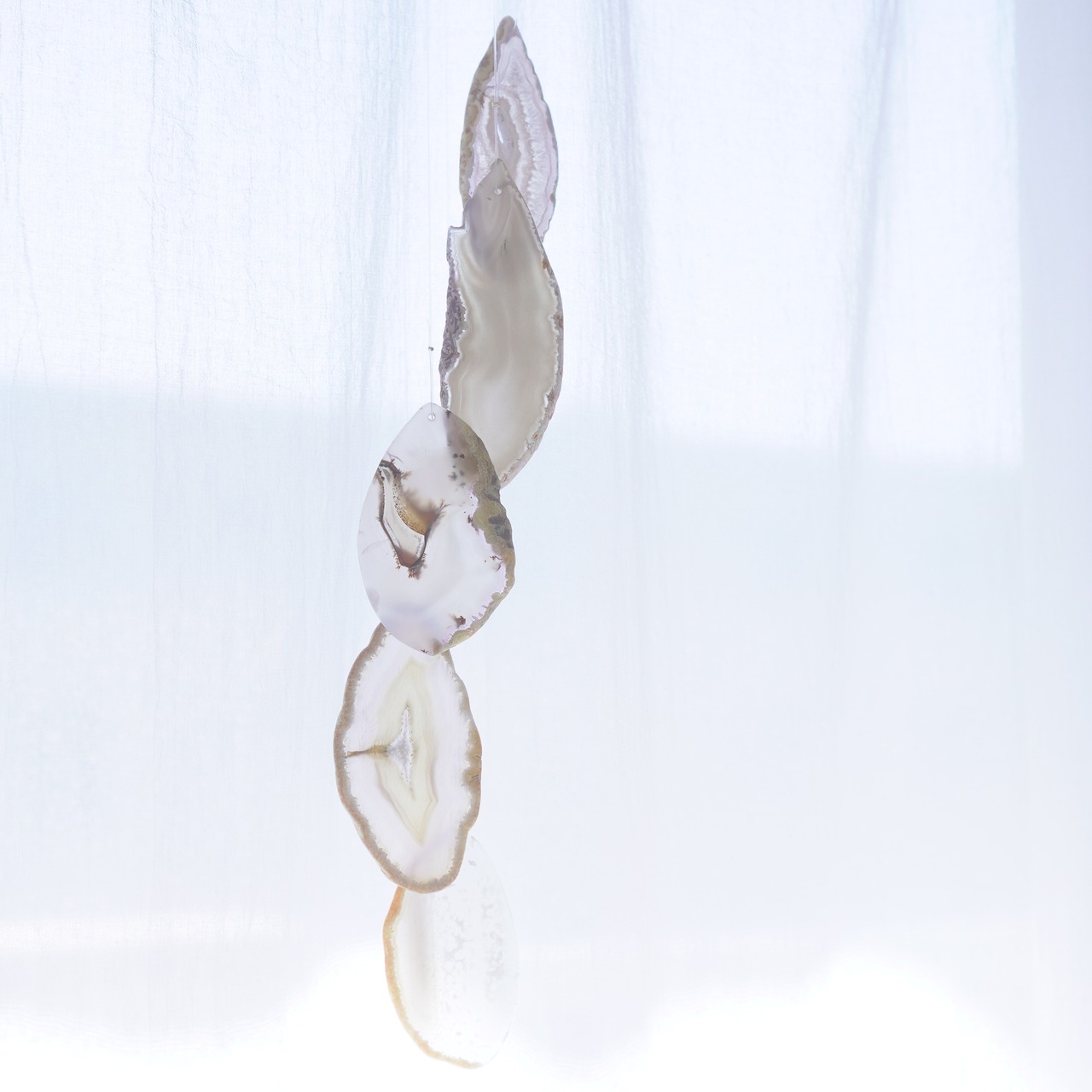 Winter Forest - アゲートヒーリングチャイム / Agate Sun Catcher Wind Chime 128