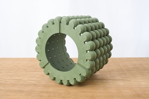 もこもこ鉢(4号サイズ)｜抹茶グリーン