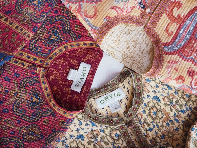 INDIA ORVIS reversible quilting jacket