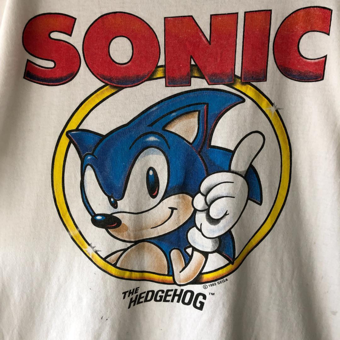 vintage 90's ソニック　Tシャツ SEGA キャラT