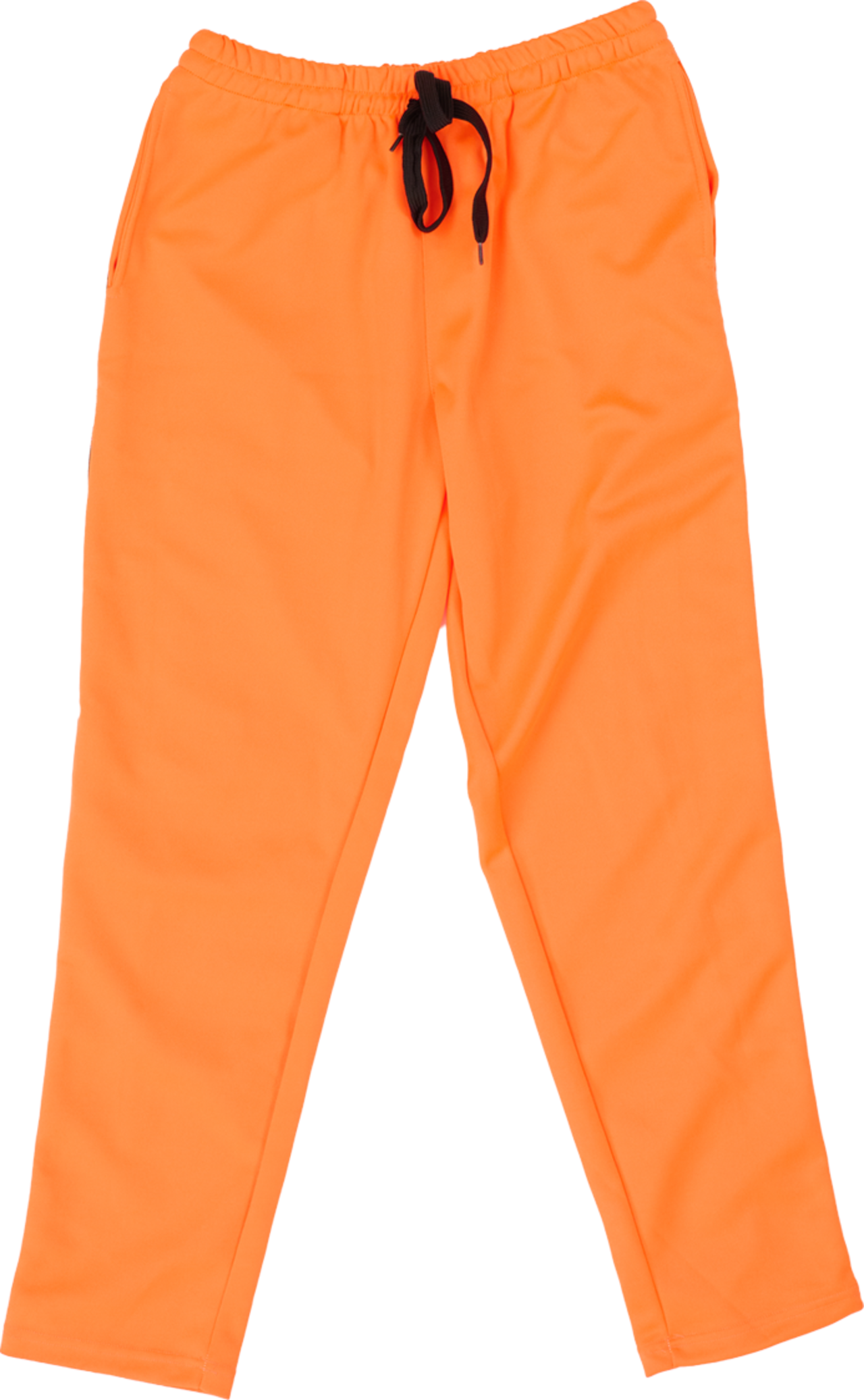 ネオンオレンジ サイド3本ライン トラックパンツ