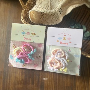 6set くしゅリボンヘアゴム