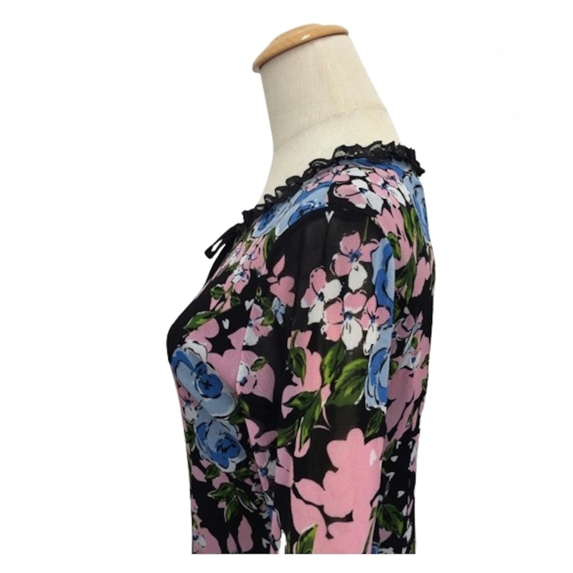 スーパービューティー ワンピース 花柄 パワーネット ワンピース  