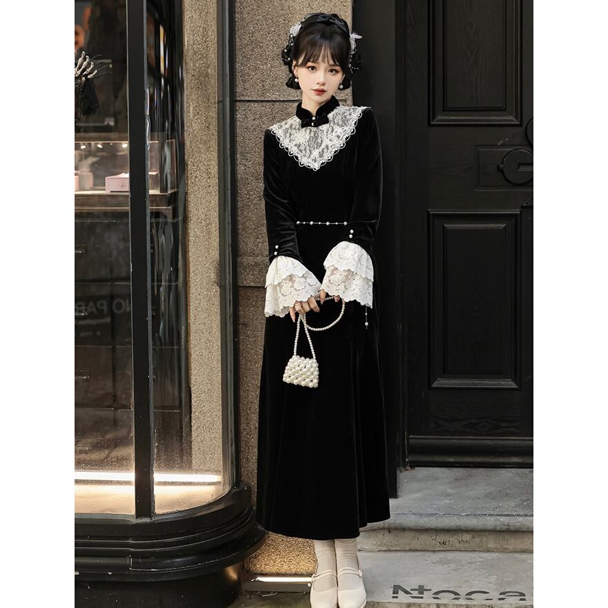 控えめ量産型 ロリィタ ワンピース 控えめ パーティ衣装 女子会 イベント衣装