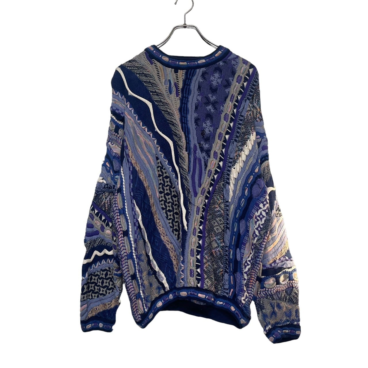 TUNDRA for BACHRACH 3Dニット XL | 古着屋OLDGREEN