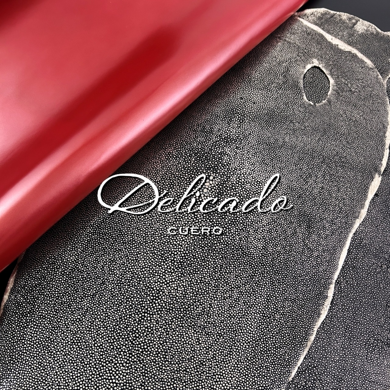 スティングレイ ロングウォレット Obsidian Silver