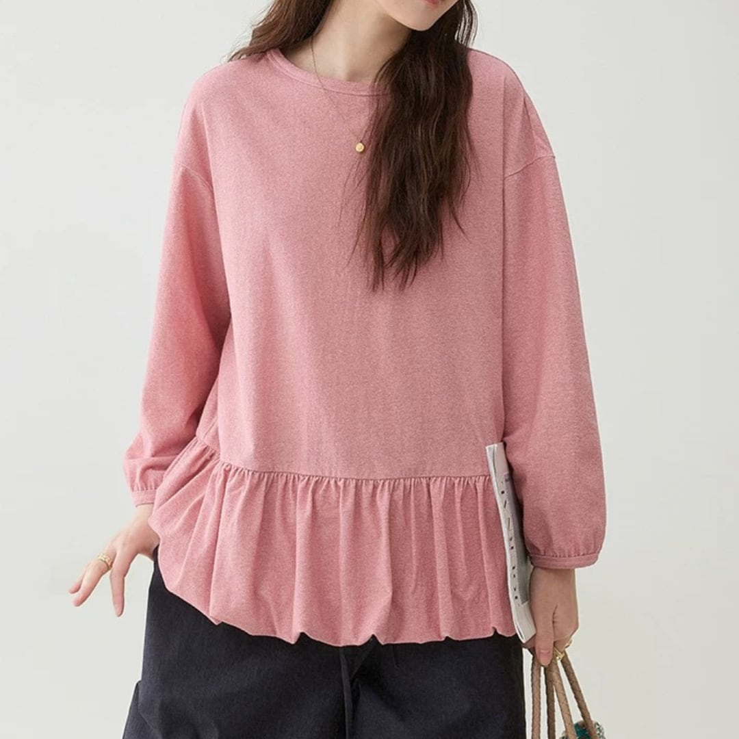 裾フレアプルオーバー F3968