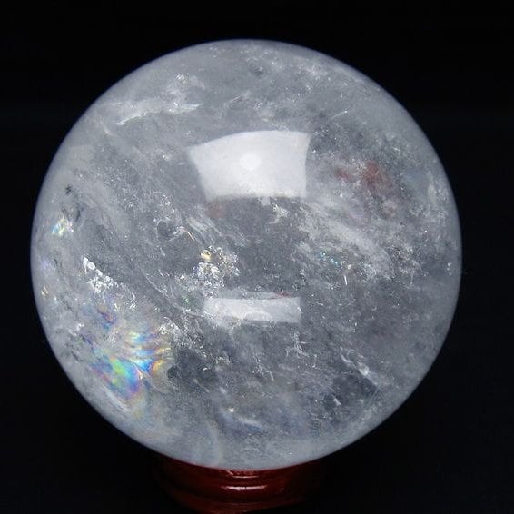 水晶 丸玉 73mm スフィア 置物 水晶玉 一点物 151-8904