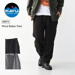 KAVU [カブー] Wool Baker Pant [19823005] ウールベイカーパンツ・ベイカーパンツ・ウールパンツ・アウトドアパンツ・キャンプパンツ・チェックパンツ・アウトドア・キャンプ・MEN'S [2025AW]