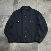 70's LEE custom short length tracker jacket navy