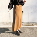 起毛生地で暖かい◎ 歩きやすいボトムス マーメイドスカート｜キャメル｜サムネイル1