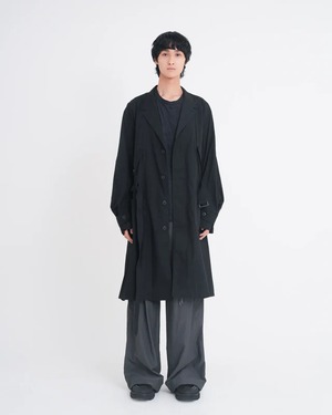 【26SS】Tamme タム / コート / M-45 SHOP COAT BLACK