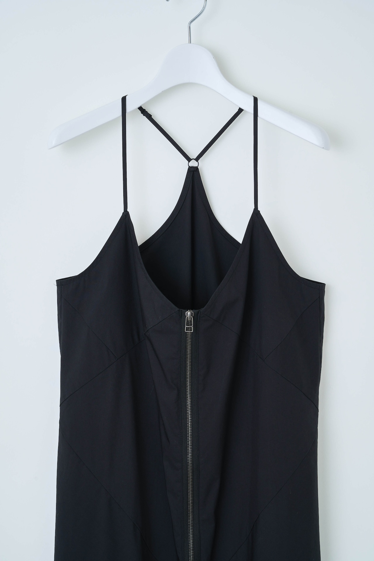 Ribbon tulle camisole one piece