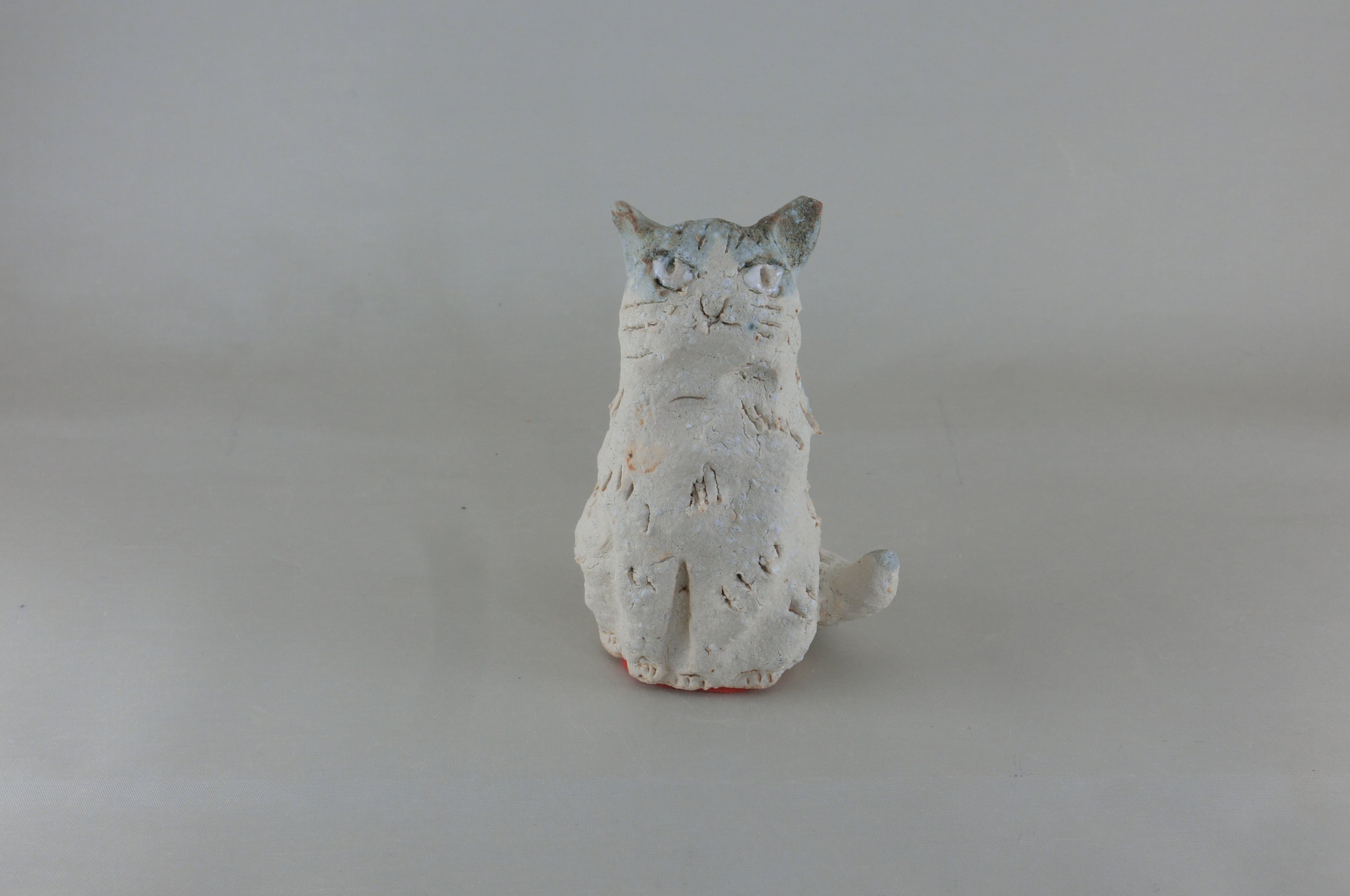 幸生窯　前川幸市作　猫（座り）