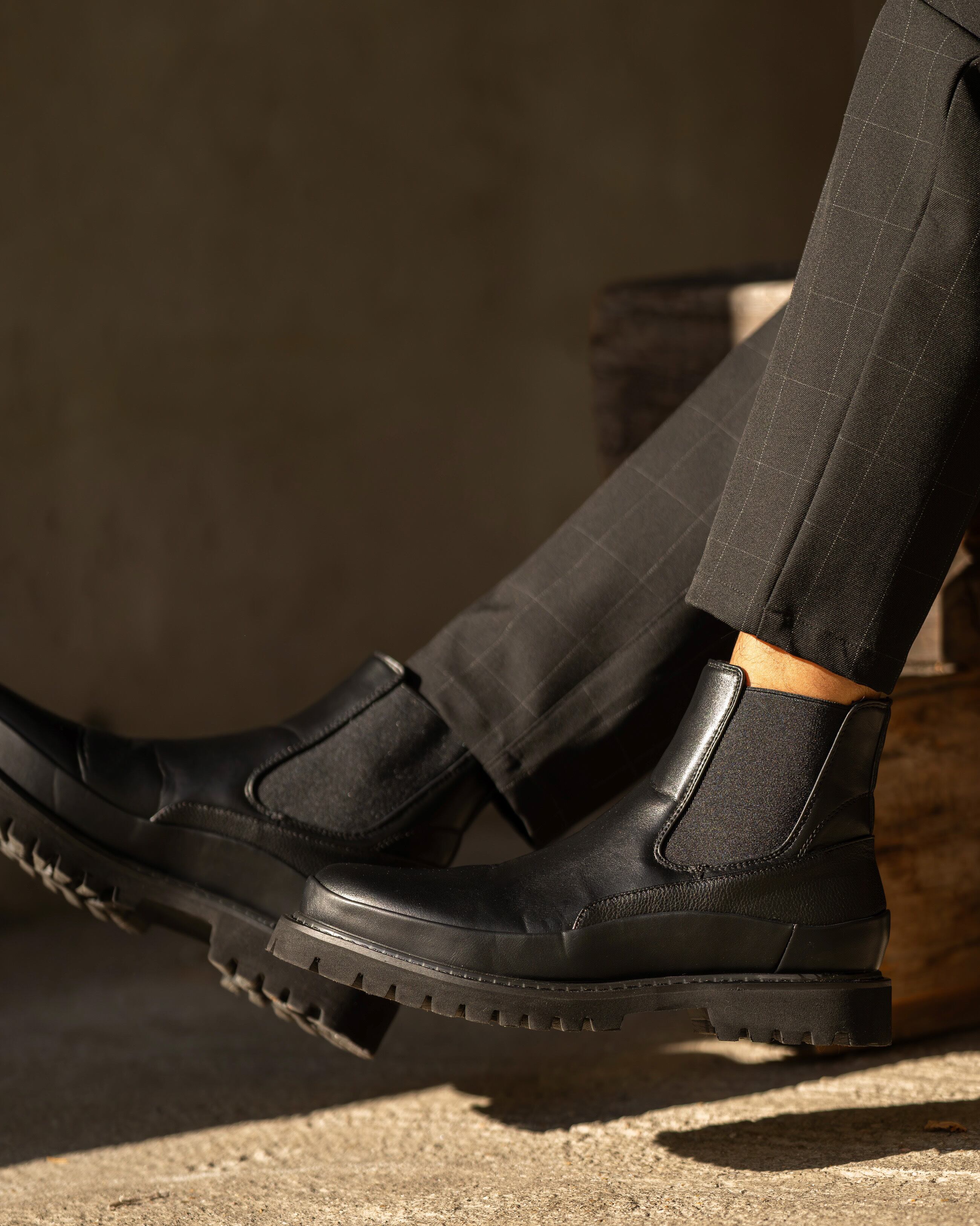 High Sole Sidegore Shoes［ATB-S-002］ハイソールサイドゴアシューズ