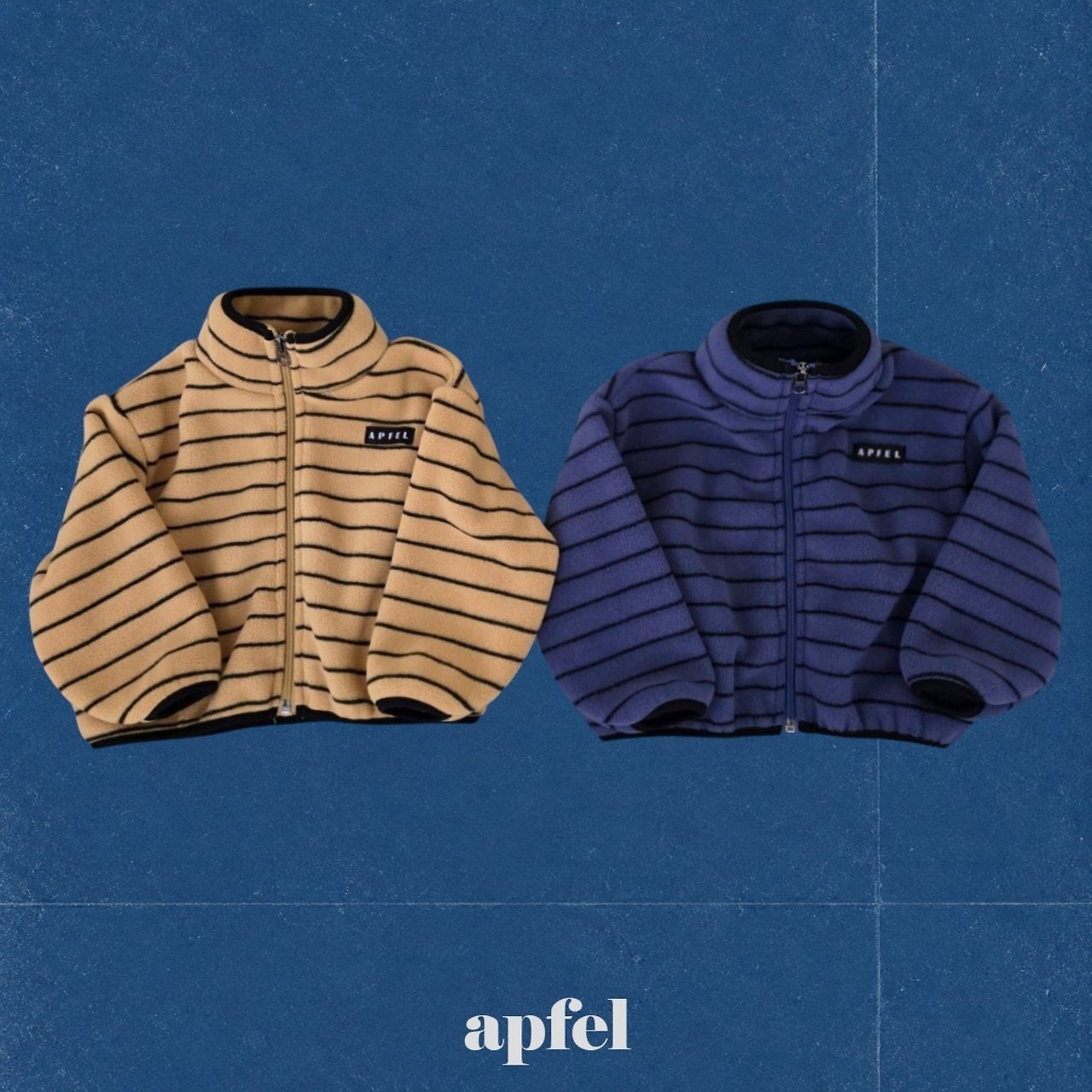 Apfel［取寄］lineleece zipup jacket 26winter
