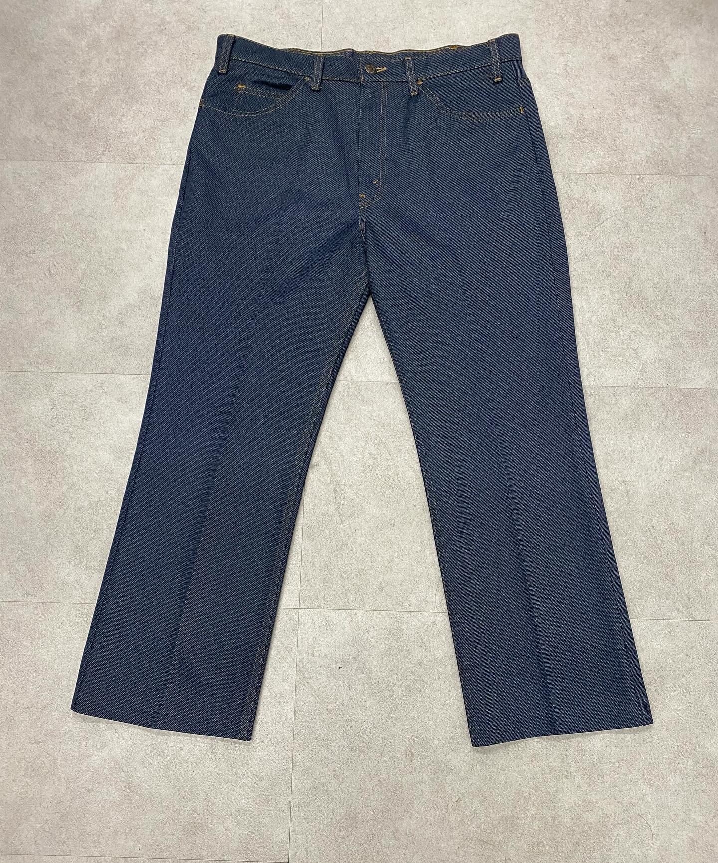 70sLevi's517 STA-PREST BootCut Polyester Denim/W36×L30 | ACIDHOUSE