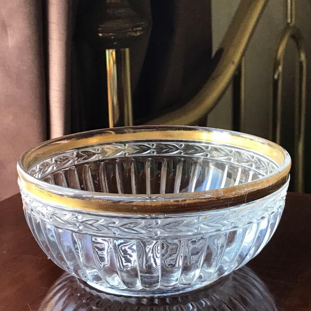 オールドサンルイSt Louis ローリエLaurier 金彩 サラダボウル