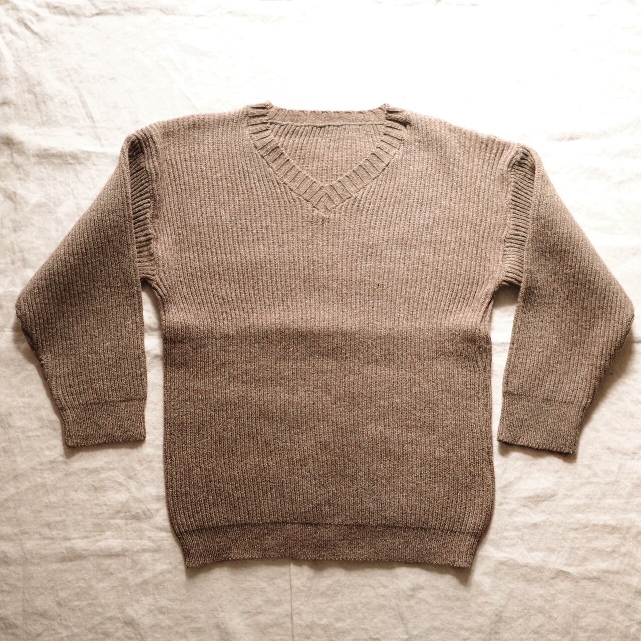 50s Vintage Swedish Military wool knit M-Lサイズ相当 スウェーデン