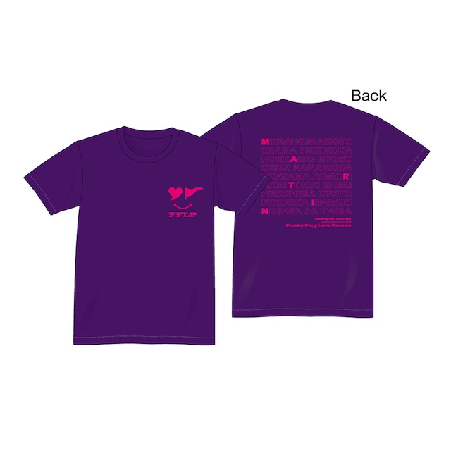 FFLP2019 Tシャツ　パープル