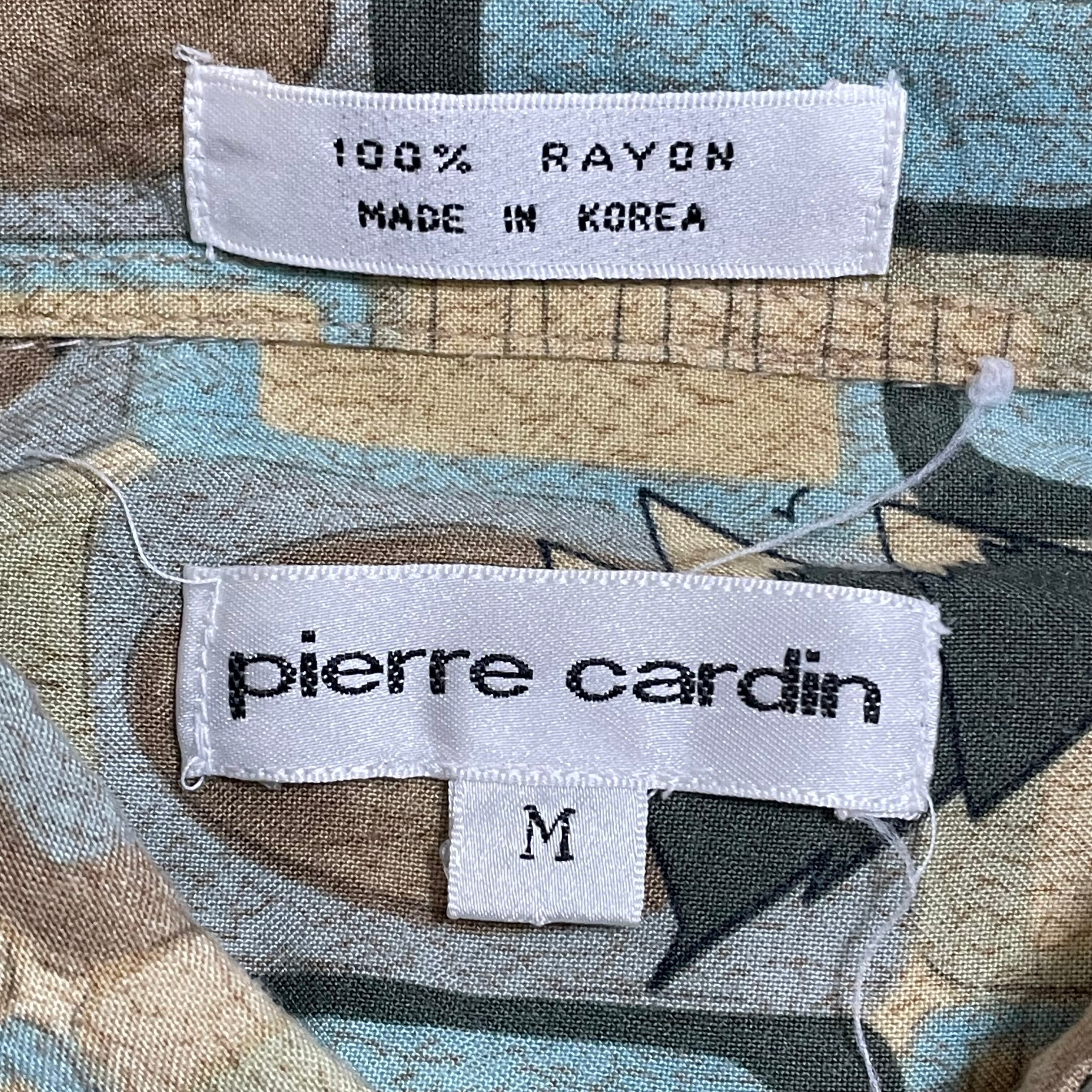 pierre cardin】韓国製 半袖シャツ 柄シャツ オールパターン 総柄