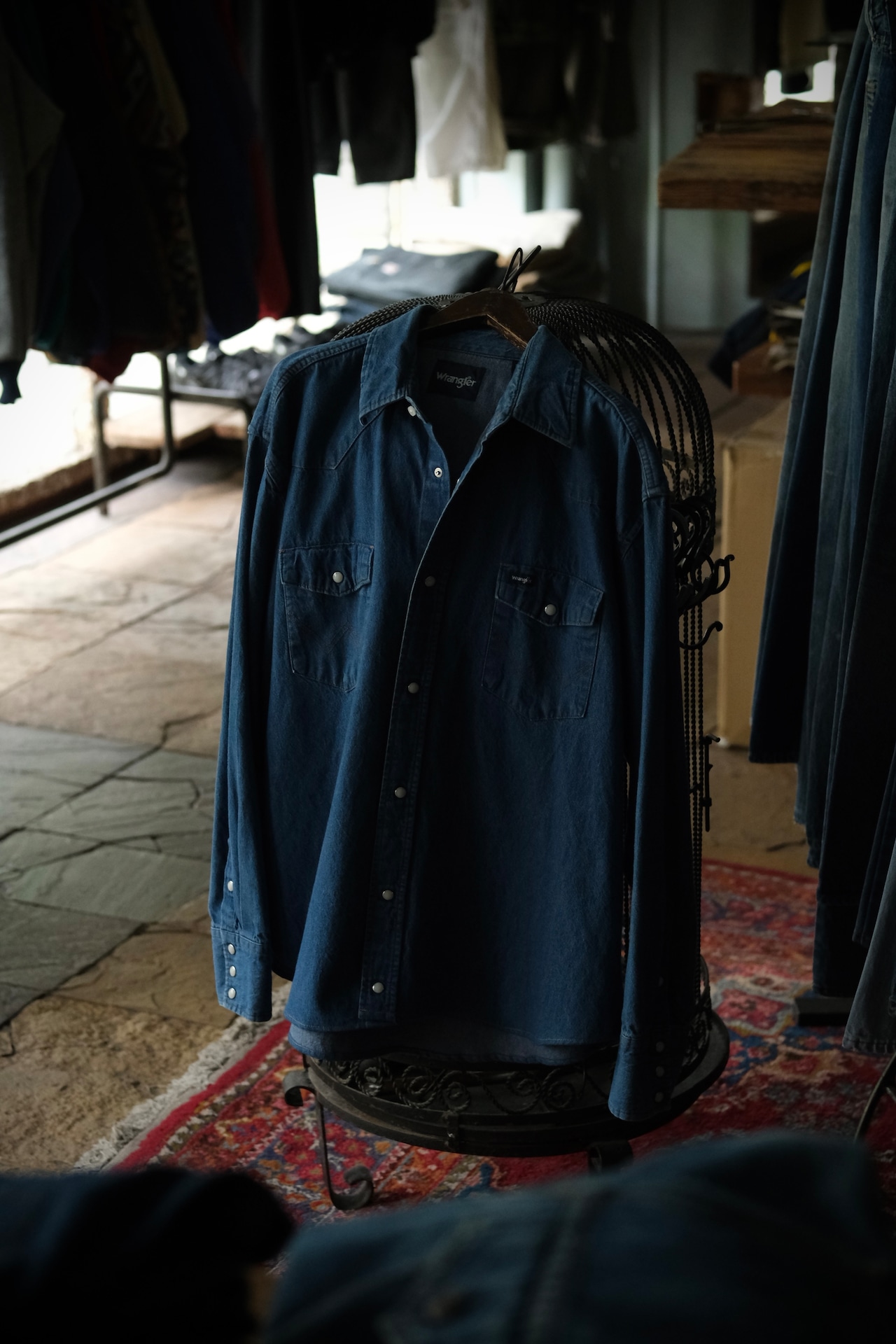 Utah/"Wrangler" western denim shirt