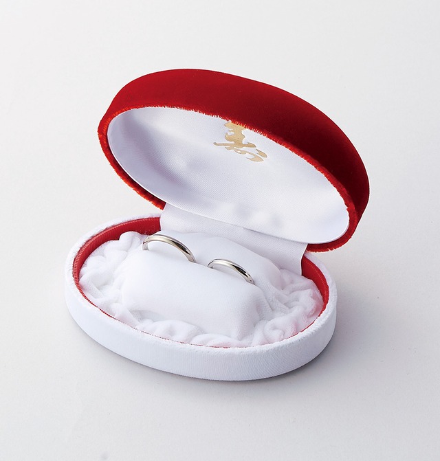 寿リング2本差しケース　寿マーク入り紅白  KOTOBUKIシリーズ　12個入り  AR-RK250