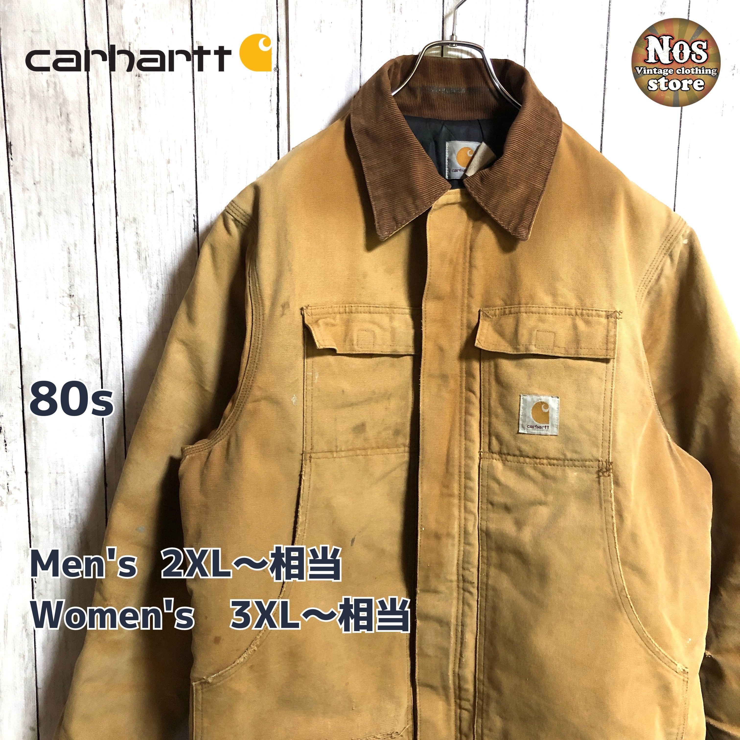 80s USA製 Carhartt ミシガンチョアコート L相当 カバーオール