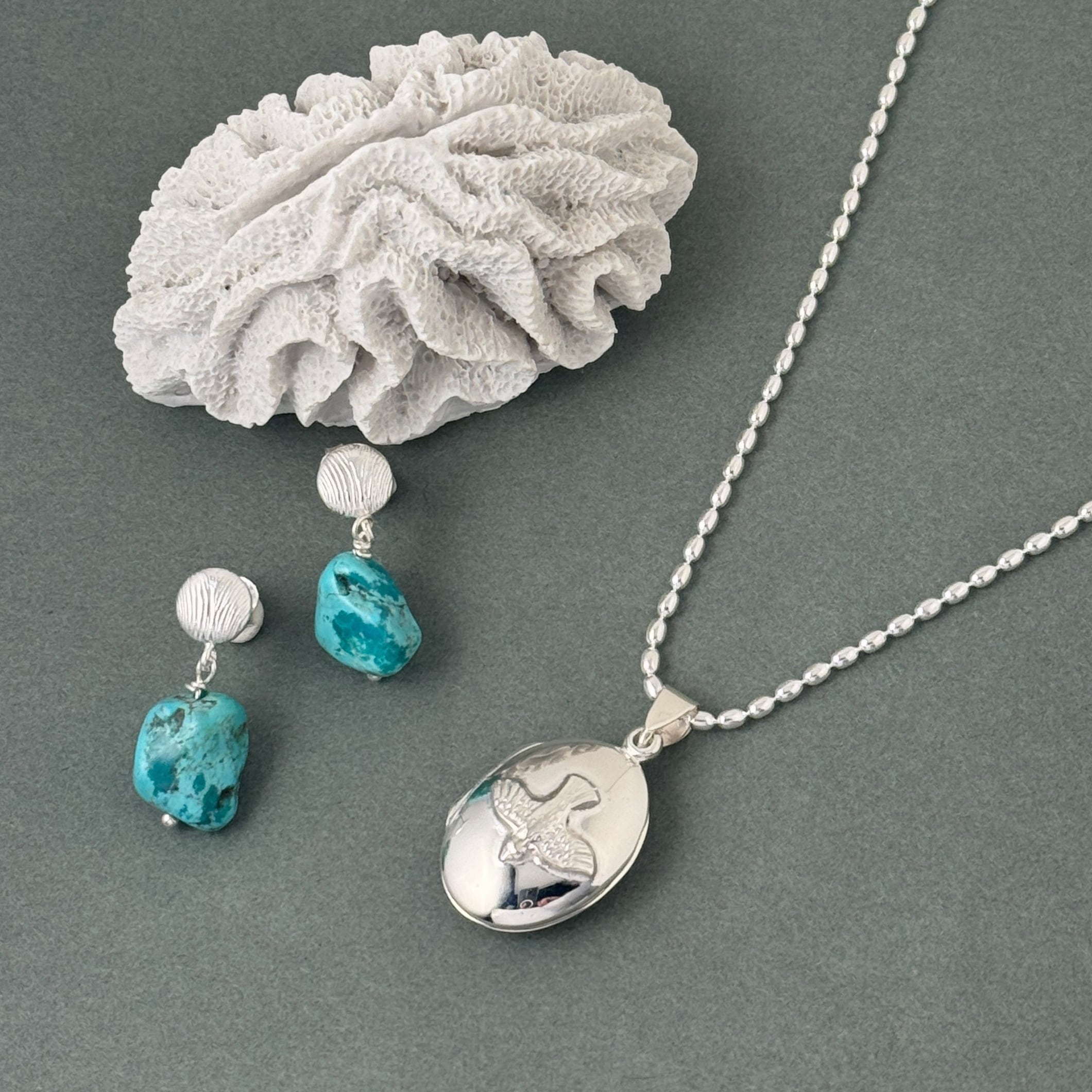 再入荷】バード ロケットペンダント 鳥 （チェーンオプション