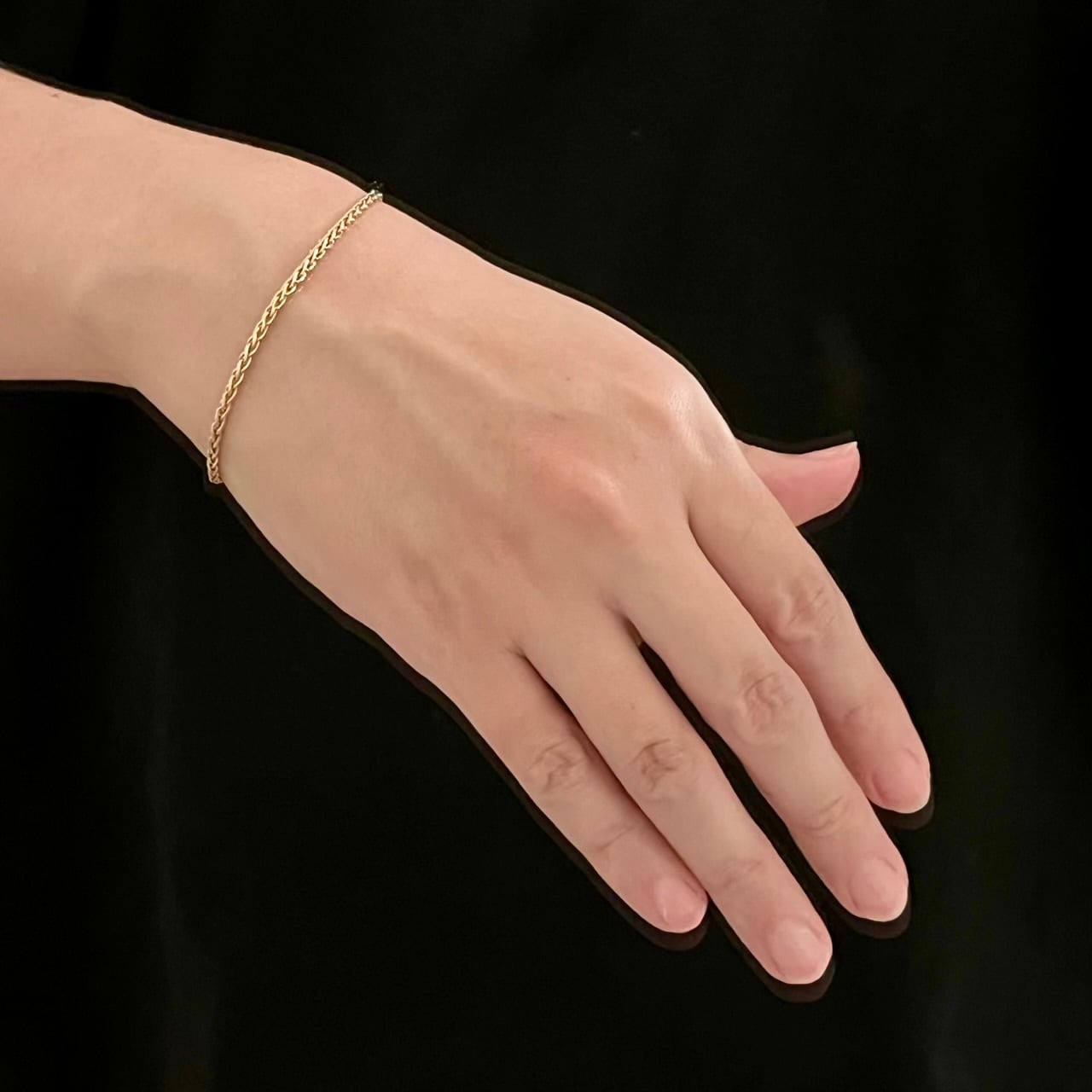 VINTAGE TIFFANY & CO. 18K Gold Small Braid Bracelet | ヴィンテージ