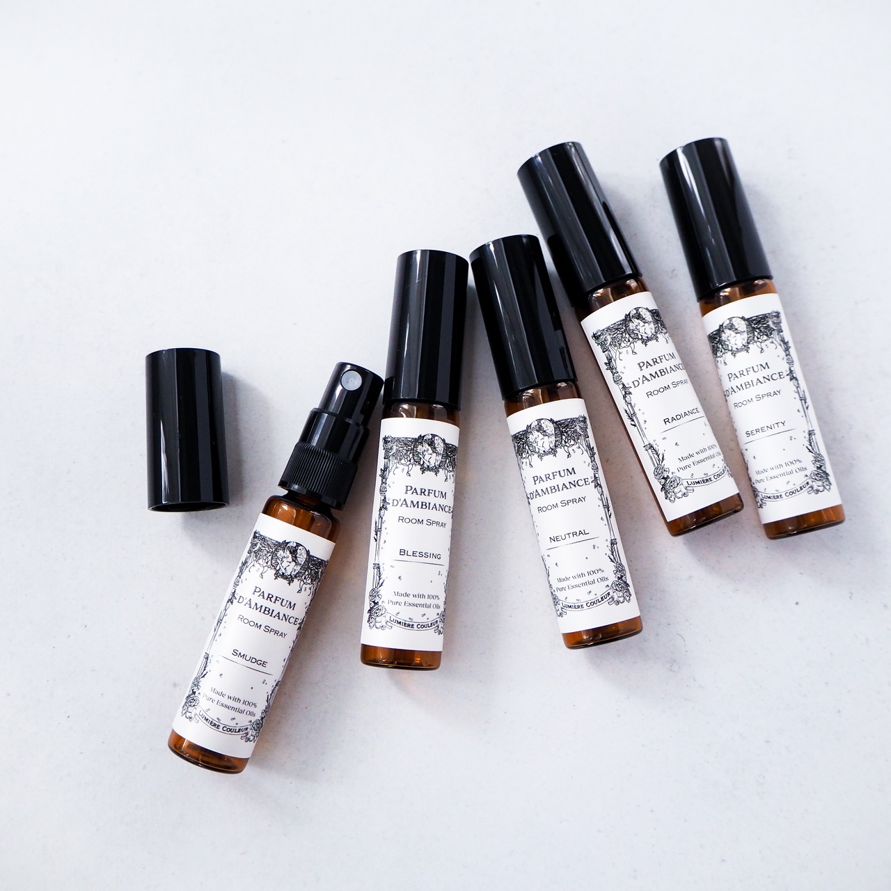 ルームスプレー 天然精油 フレグランスミスト 12ml 国産有機玄米エタノール