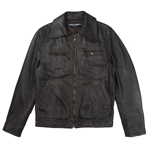 DOLCE&GABBANA LampLeatherJacket