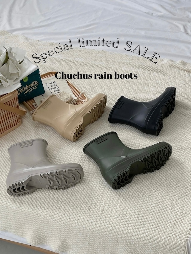 chuchus rain boots /　4color