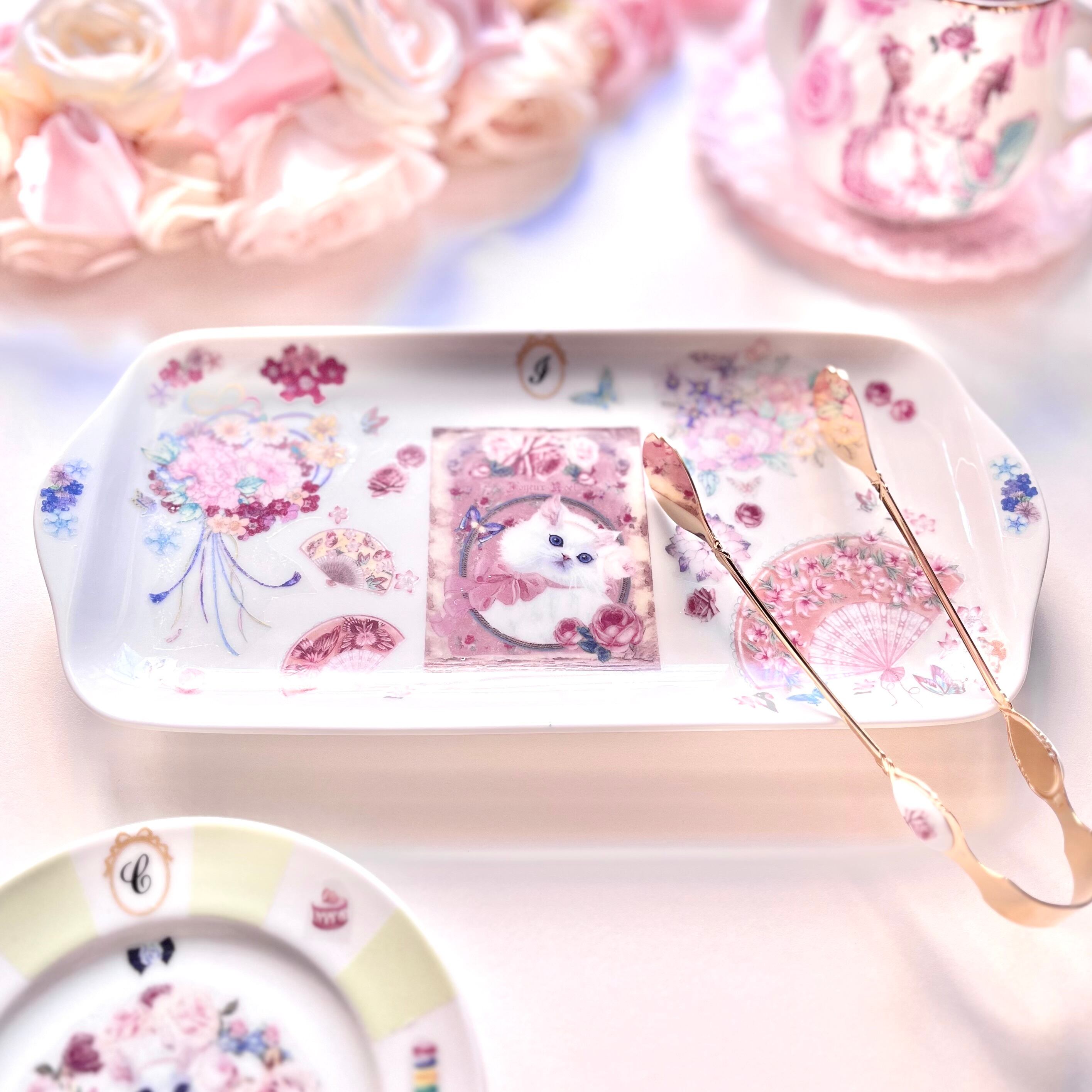 再販なし】【イニシャル入れ無料】春爛漫♡ 真っ白ペルシャ猫 再販なし】【イニシャル入れ無料】春爛漫♡ 真っ白ペルシャ猫