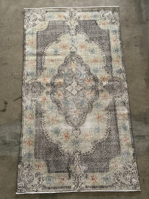 【送料込み】ヴィンテージ トルコラグ イスパルタ絨毯 111x207 TRB3938