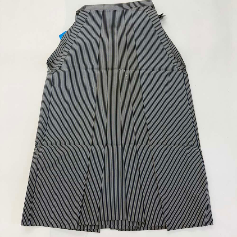 袴 行灯袴 男袴 紐下丈90cm 男性用袴 L -2Lサイズ 成人式袴 縞 中古 4815