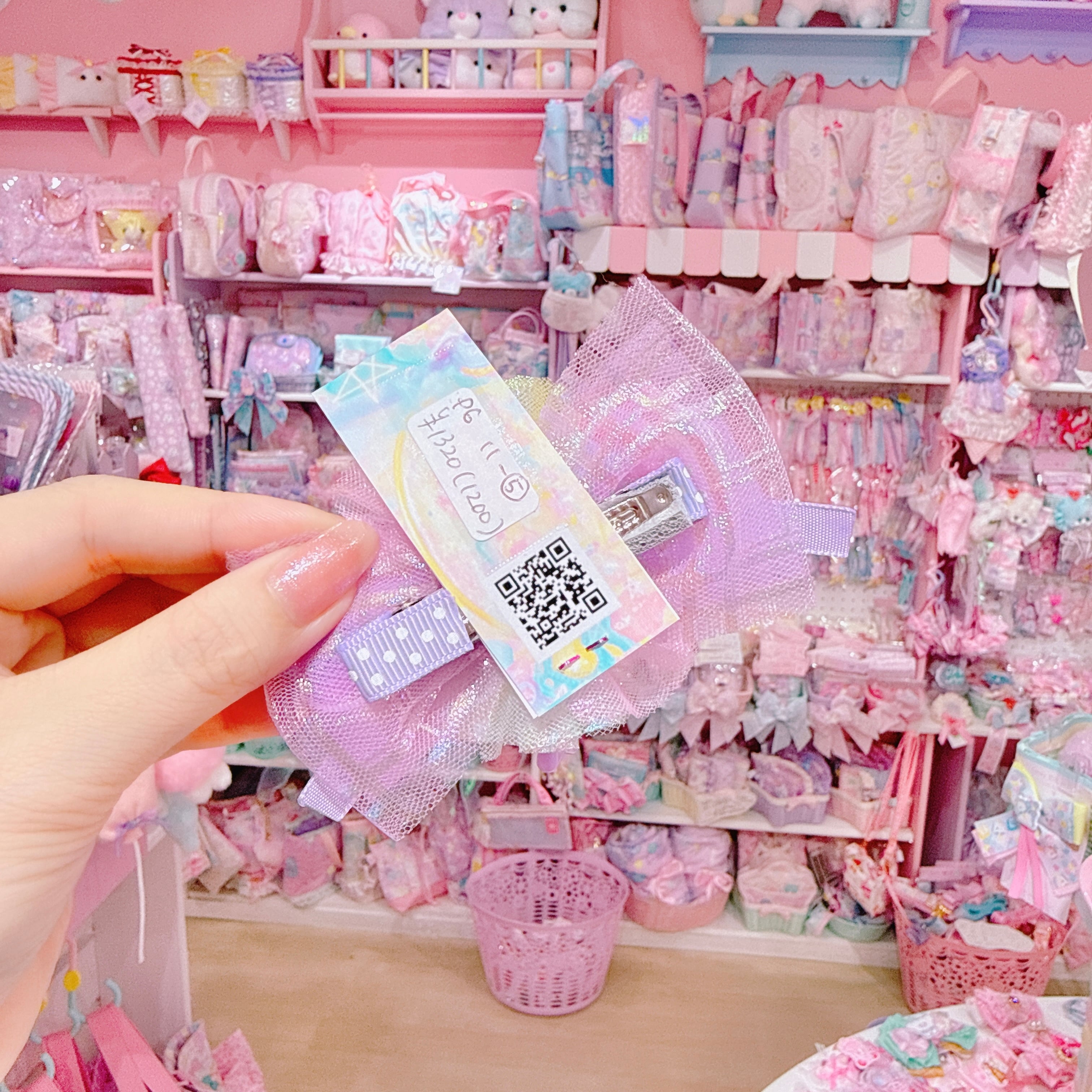 【P6】11-5シャカシャカヘアクリップ