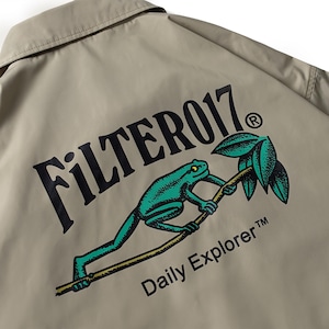 FILTER017® Daily Explorer™ / フロッグ グラフィックコーチジャケット
