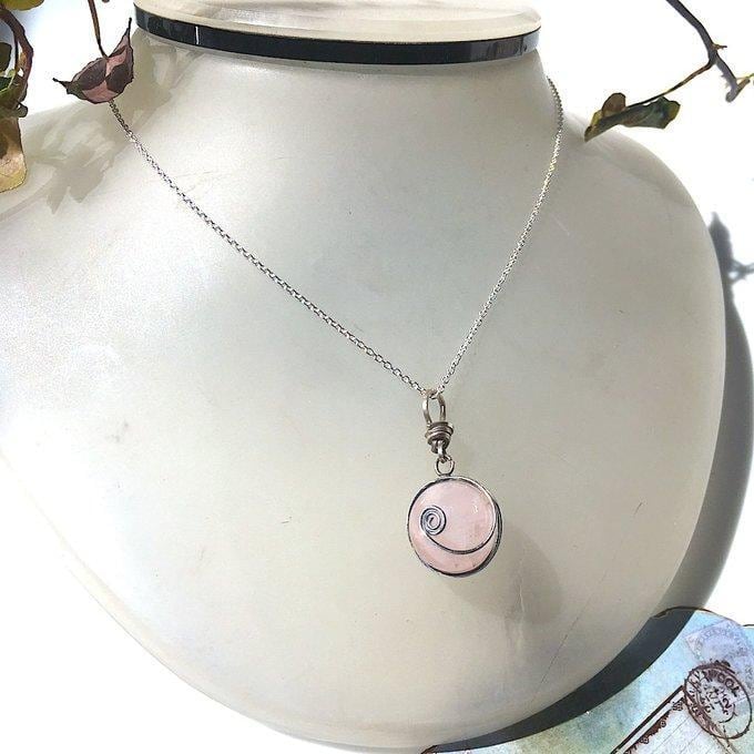 【一点物】✦ 10月の誕生石✦·.⋆SV925ローズクォーツころころボールネックレス·.⋆✦