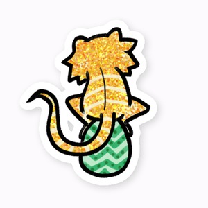 イースターステッカー(イースターエッグの上のウリ)