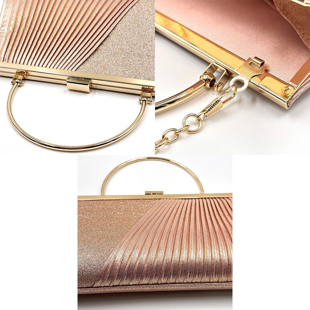 即日配送 送料無料 パーティーバッグ 結婚式 大きめ 袱紗も入る 3way