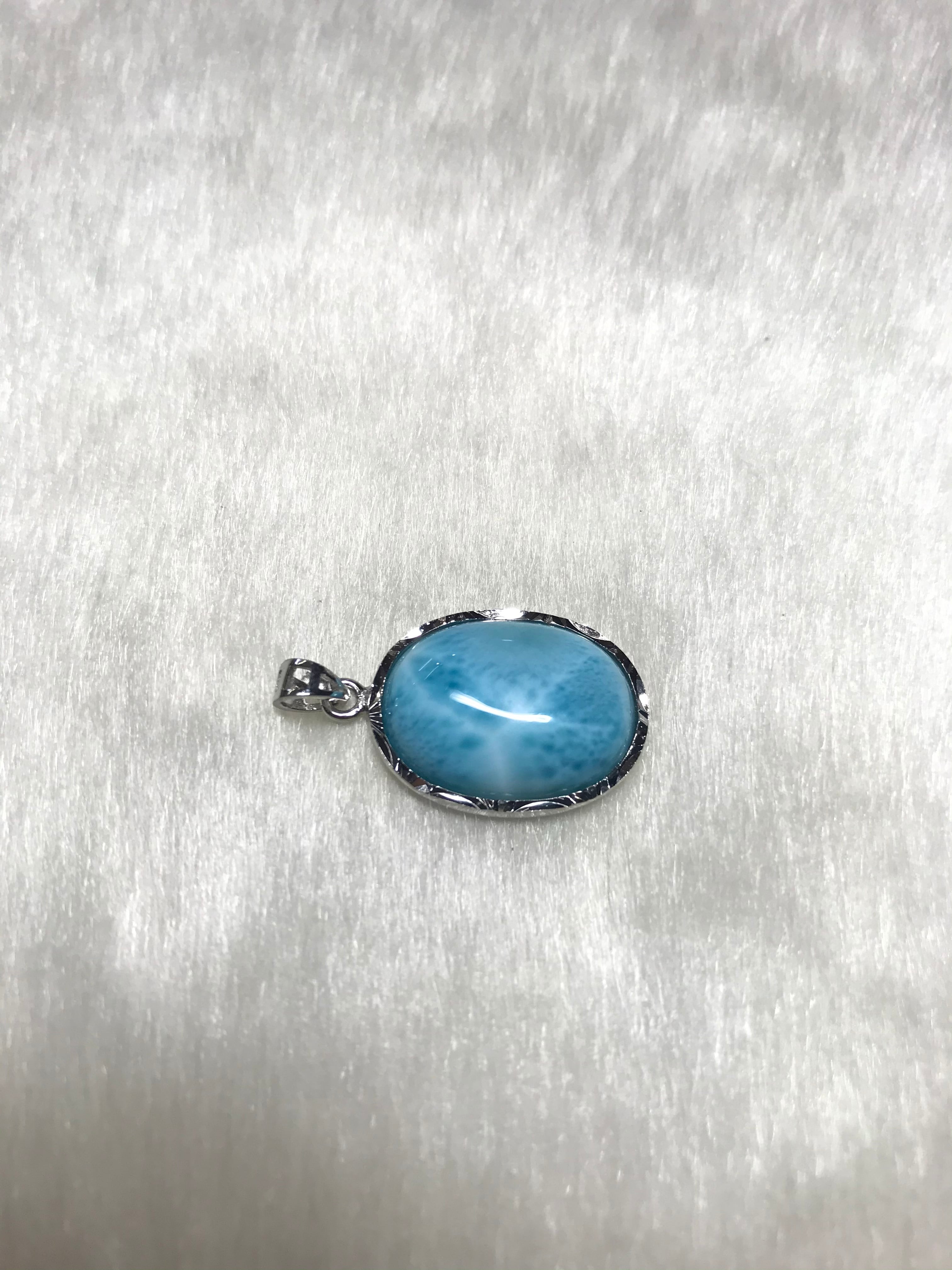 ラリマー　ペンダントトップ　P-2 ドミニカ共和国