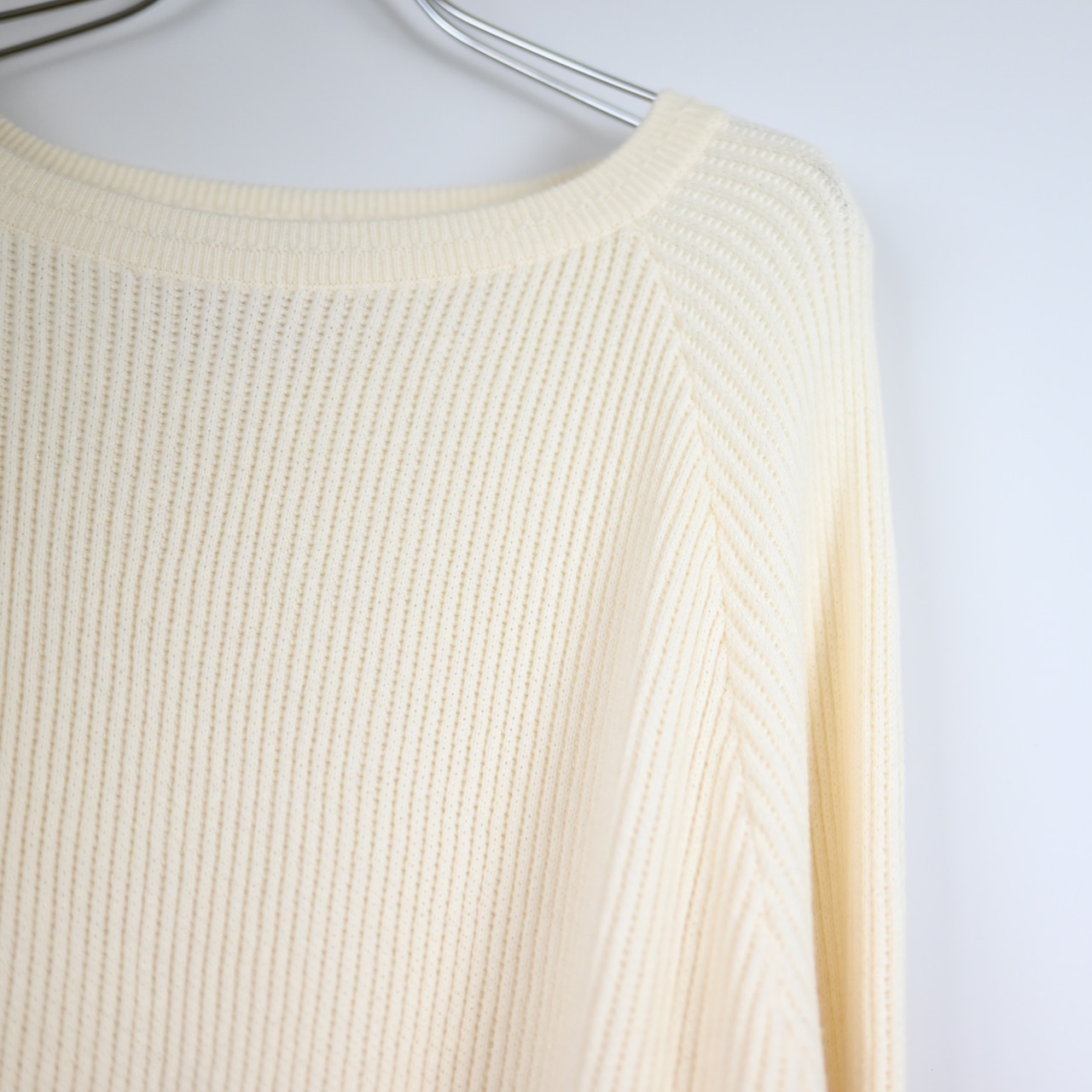 Leh / GANKO別注×damage waffle L/S sweater