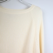 Leh / GANKO別注×damage waffle L/S sweater